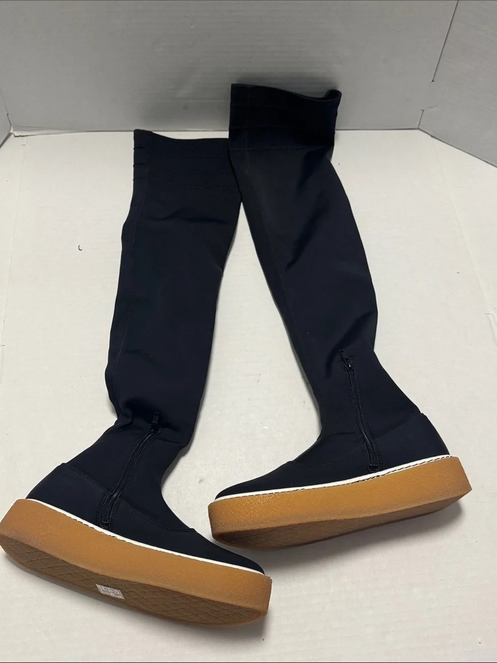 Free People  Black Outer Limits Stretch Boots Size 39 New in box